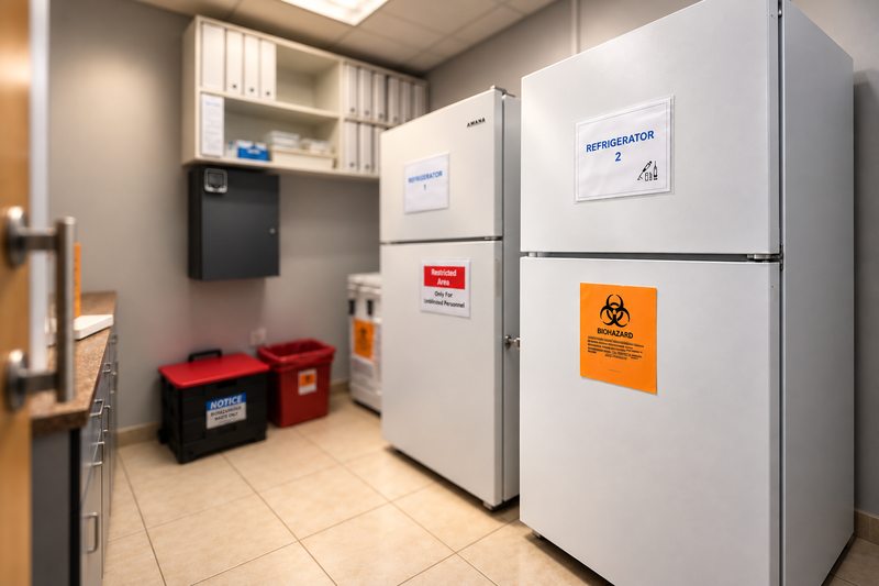 Refrigerador clínico y espacio de almacenamiento en frío en Puerto Rico